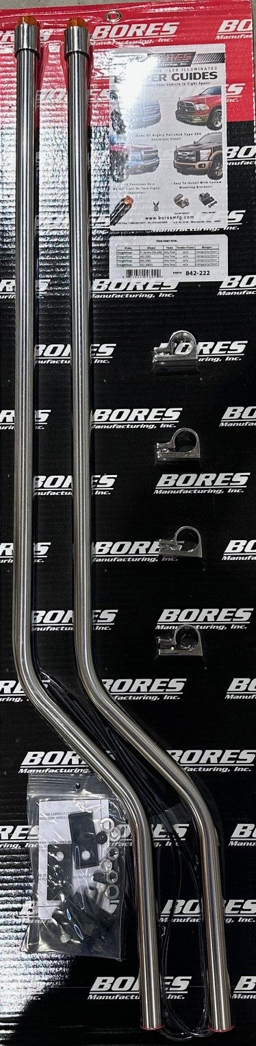 Bumper Guide Post Bumper Guide Posts, Bores Manufacturing, 842-222, Pair – ResQstore