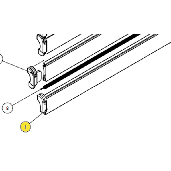 R.O.M, Nylon, Short End Shoe (Left - R00635, Right - R00636)