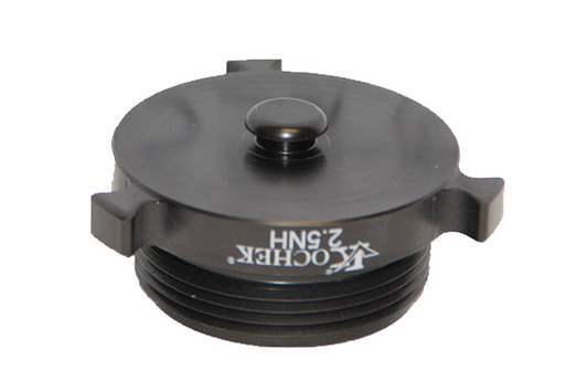 Threaded Plug, Rocker Lug, Black Hard Coat with Chain