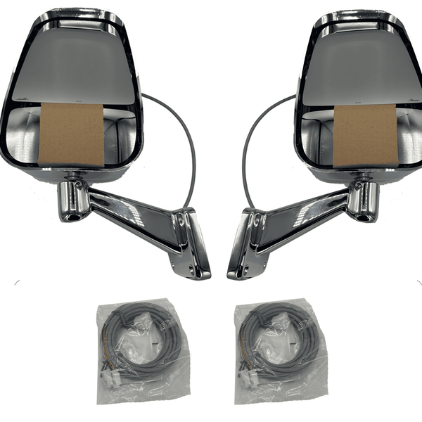 Ramco Mirrors, Chrome Driverside and Officerside Mirrors, CRM-310-1350-PHCHR