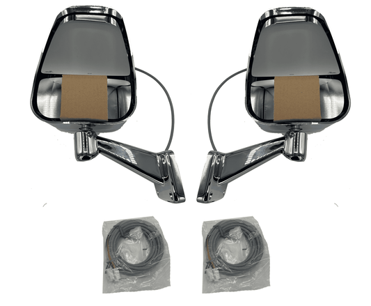 Ramco Mirrors, Chrome Driverside and Officerside Mirrors, CRM-310-1350-PHCHR