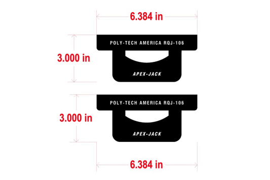 ResQJack, Apex X-Strut Vertical Jack Mount, RQJ-0006-00 (RQJ-106)