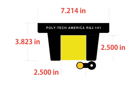 ResQJack, RJ-3 Series Single Tube Bracket, 2.5" Diameter, RQJ-0010-00 (RQJ-141)