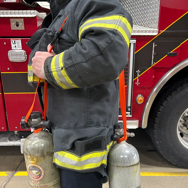 Firefighter Straps, SCBA Bottle Carrying Sling, SCBACS