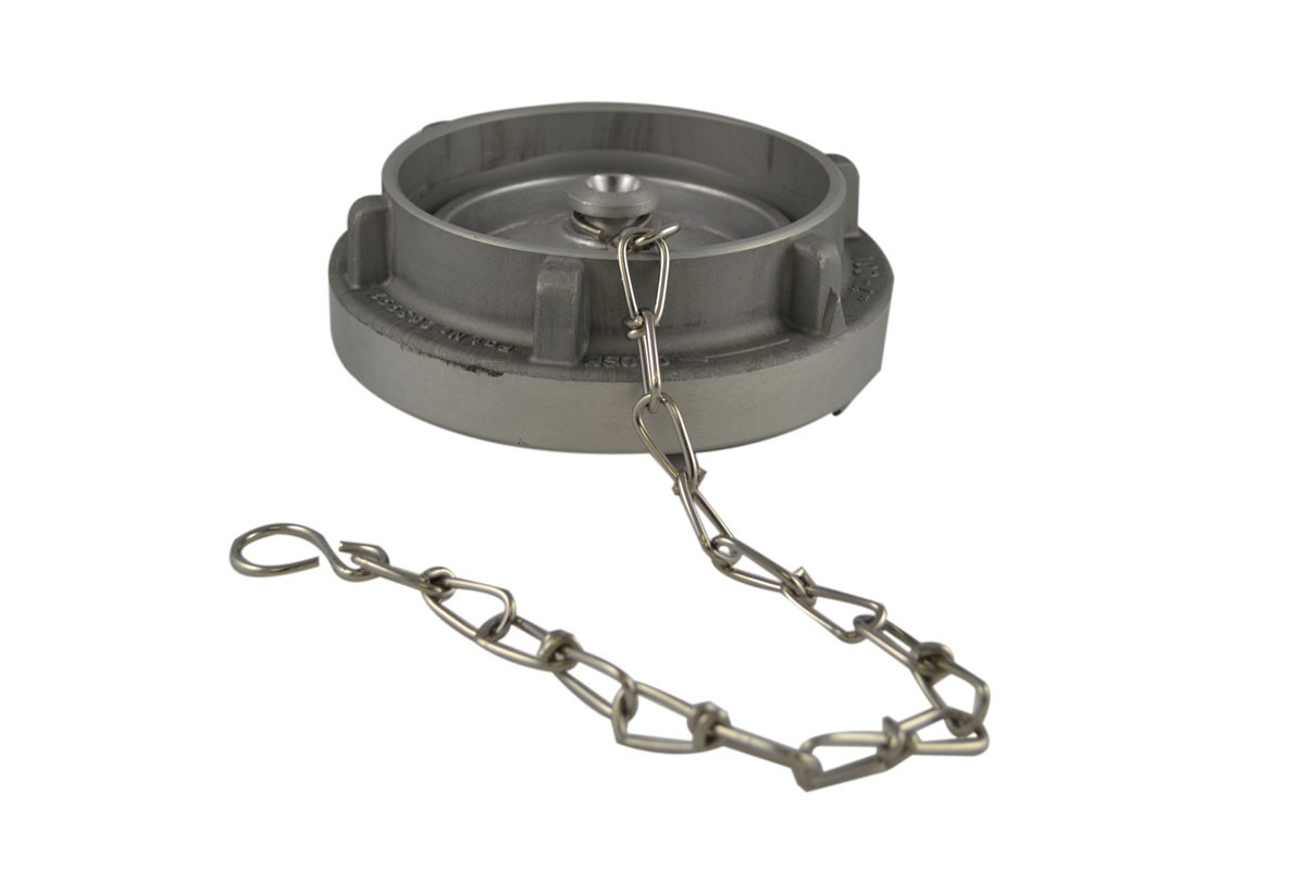 Storz Cap, Aluminum Hardcoated with Chain and Suction Gasket