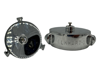 2.5" Threaded Caps, Rocker Lug, Chrome Plated , Refurbished
