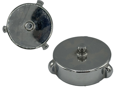 2.5" Threaded Caps, Rocker Lug, Chrome Plated , Refurbished