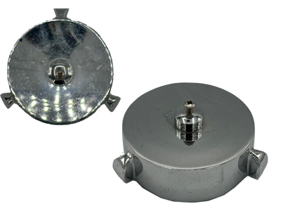 2.5" Threaded Caps, Rocker Lug, Chrome Plated , Refurbished