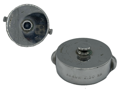 2.5" Threaded Caps, Rocker Lug, Chrome Plated , Refurbished