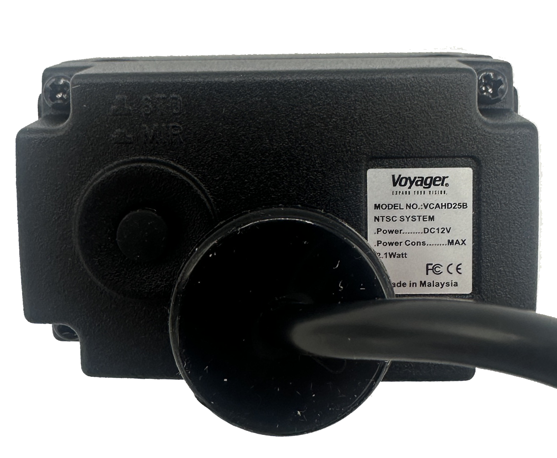 Voyager, Analog Hi-Definition Color Rear Camera with Black Housing, VCAHD25B