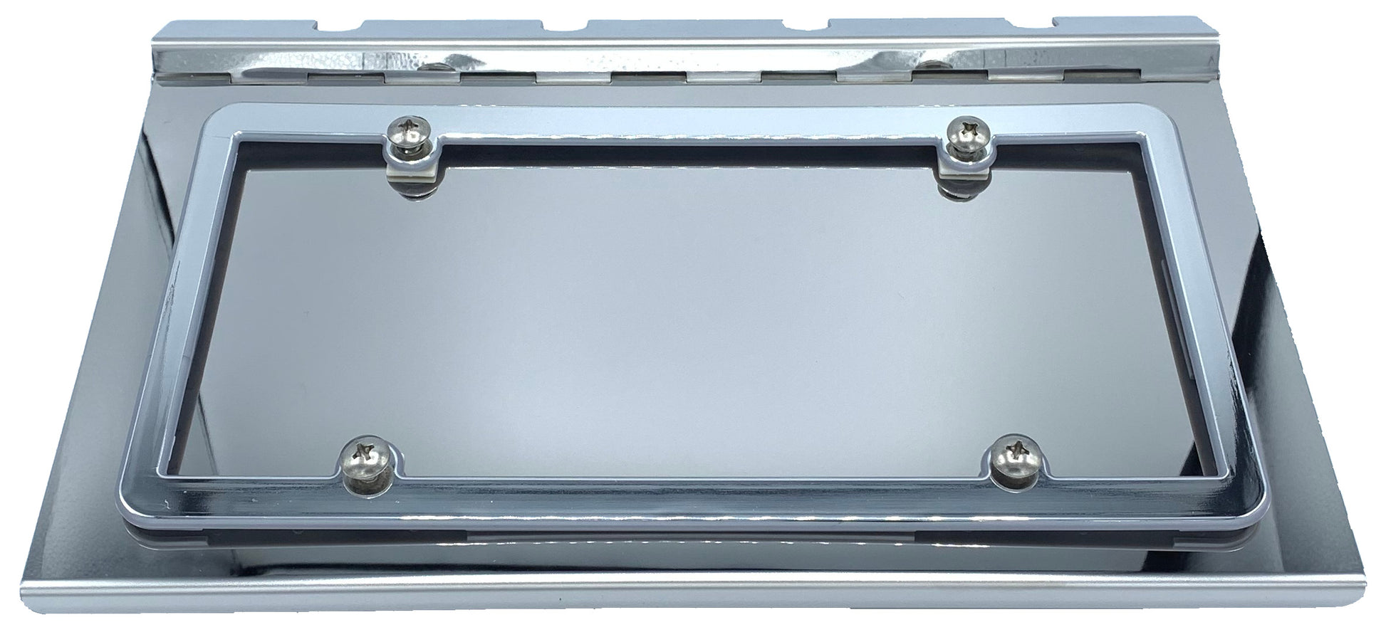 Bumper Face Swing Plate Licence Plate Holder; 1 Plate