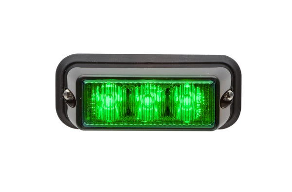 Whelen TIR3™ Series Lighthead, Horizontal Mounting; Green