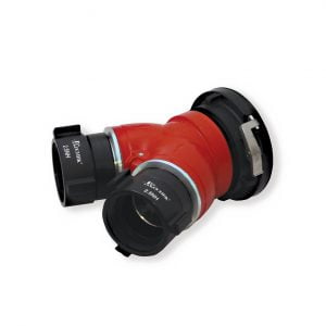 20K 2-Way Siamese - Single Clappered - Storz x (2) 2.5" F Swivel