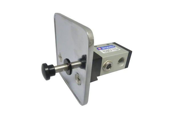 Trident  Air Primer Parts - Multi-Location Push-Button w/ Mounting Plate and Label - 27.003.9