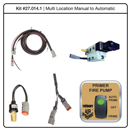 Trident Air Primer Conversion Kit - Multi-Location AirPrime System, Converts Manual to Automatic - 27.014.1