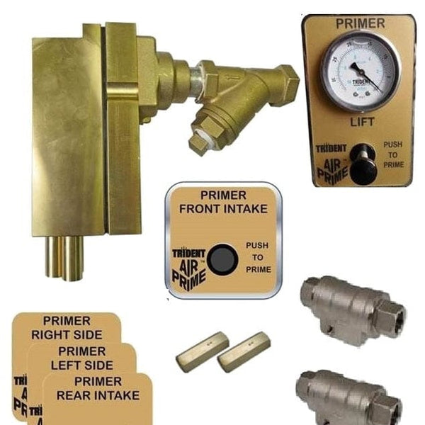 12V Trident Manual Air Primer Assembly with Lift Gauge