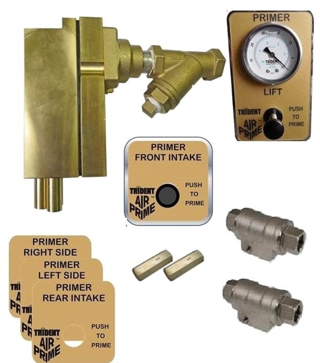 12V Trident Manual Air Primer Assembly with Lift Gauge