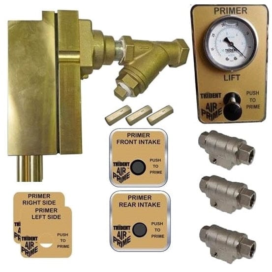 12V Trident Manual Air Primer Assembly with Lift Gauge