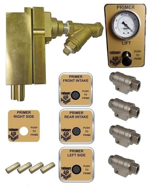 12V Trident Manual Air Primer Assembly with Lift Gauge