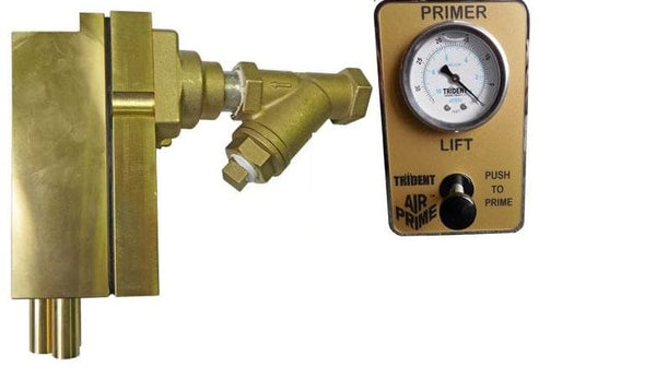 12V Trident Manual Air Primer Assembly with Lift Gauge