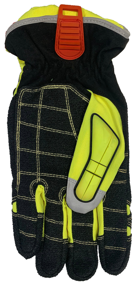 Ringers Gloves R-327 Extrication Barrier 1 Glove (Old Style), Hi-Vis