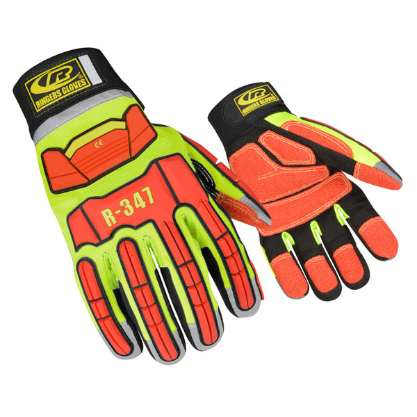 Ringers Gloves R-347 Rescue Glove, Hi-Vis