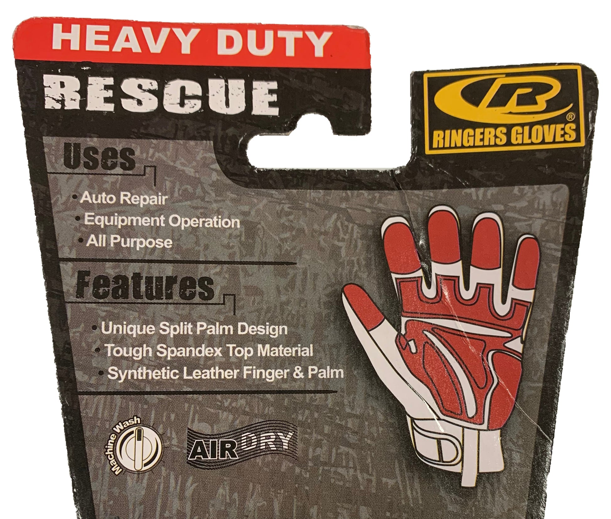 Ringers Gloves R-347 Rescue Glove (Old Style #2), Hi-Vis