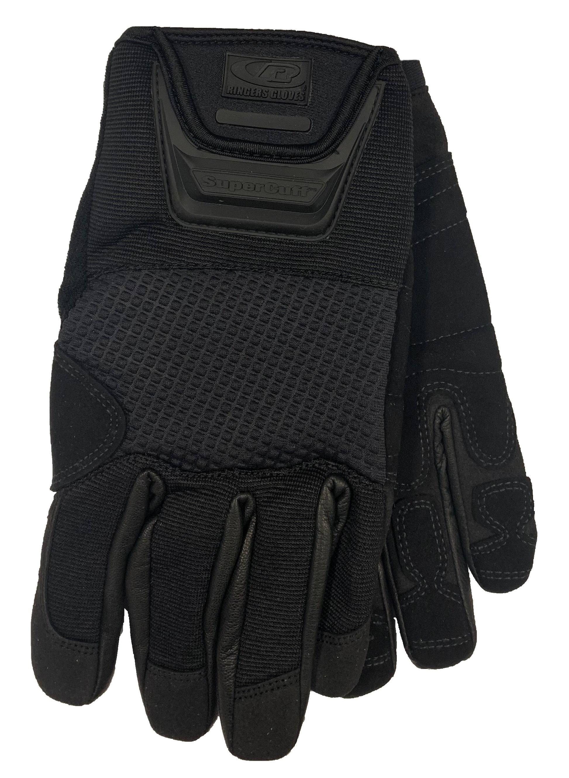 Ringers Gloves R-353 Rope Rescue Glove (Old Style), Black