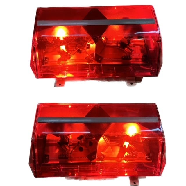 Code 3, XL500 Beacon, Model 5100, Red Mini Lightbar