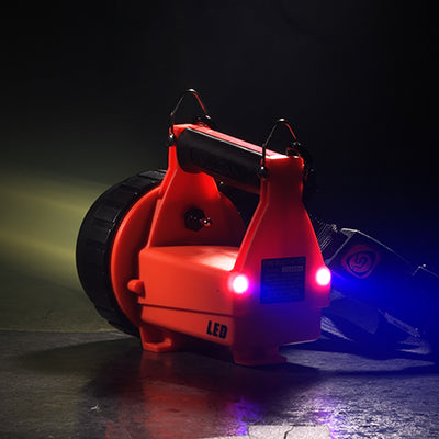 Streamlight Fire Vulcan® LED Standard System IEC Type A (120V) AC/ 12V DC; Orange (44450)