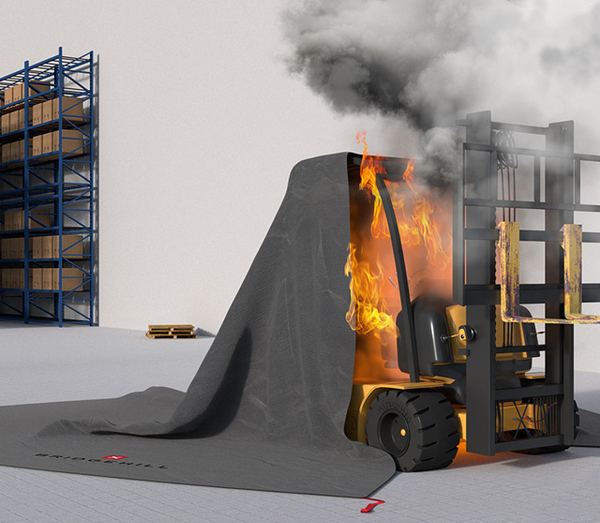 Bridgehill Forklift Fire Blanket, 201252