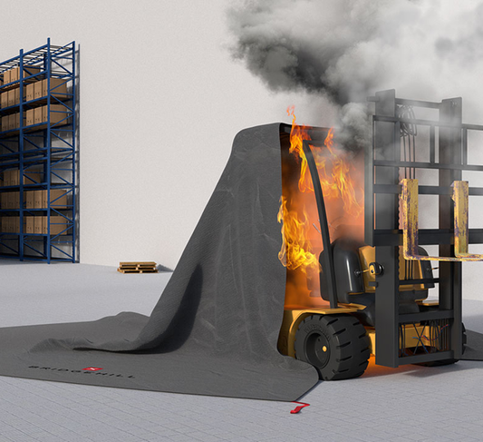 Bridgehill Forklift Fire Blanket, 201252