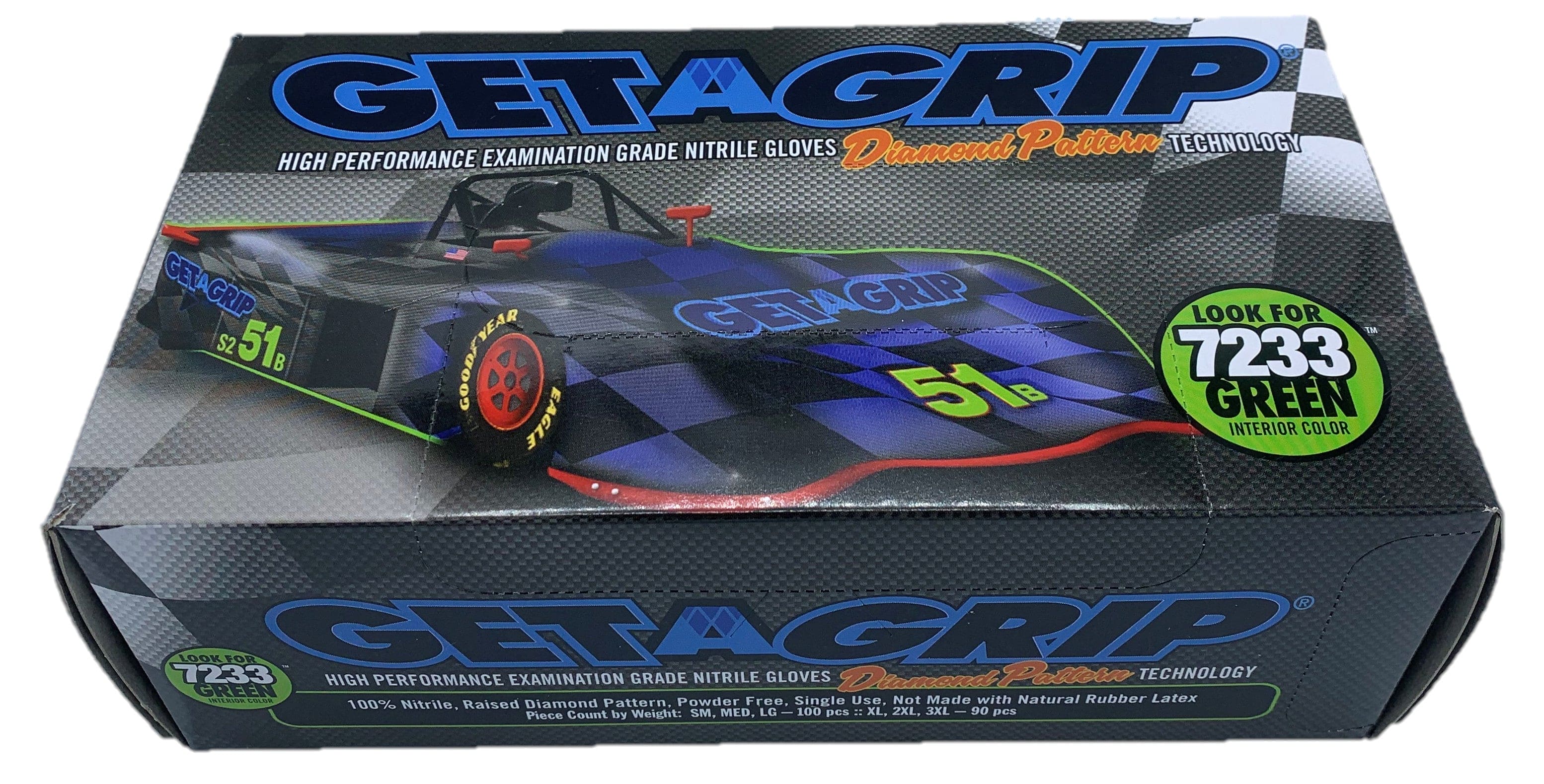 GET-A-GRIP Premium Nitrile Gloves; Box – ResQstore