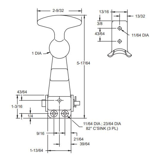 Rubber Hood Latch