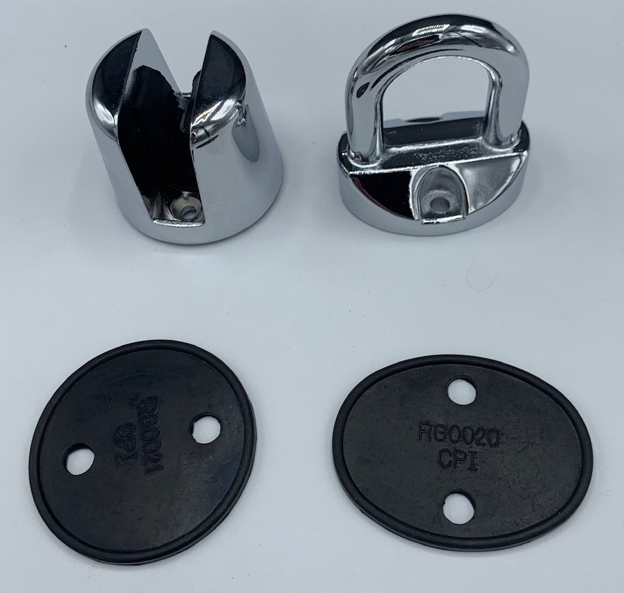 DH0016 - Door Grabber Assembly, Chrome Plated with Gaskets