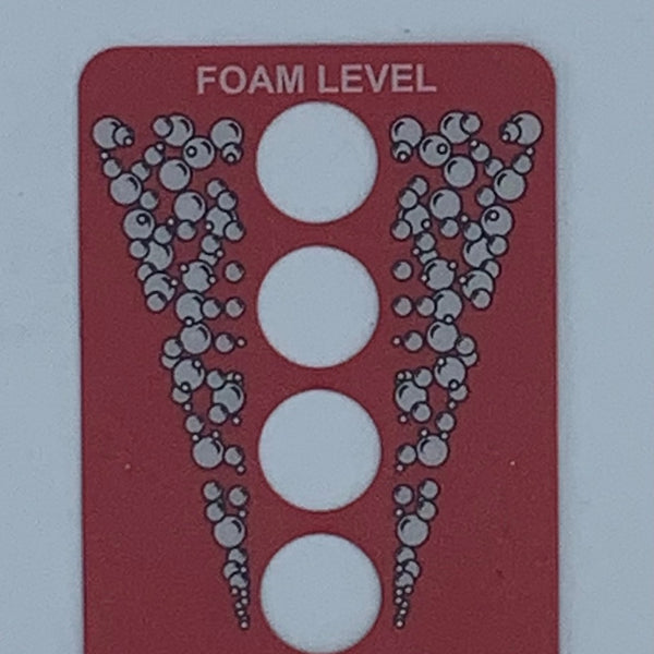 Old Class 1 Water/Foam Tank Level Label