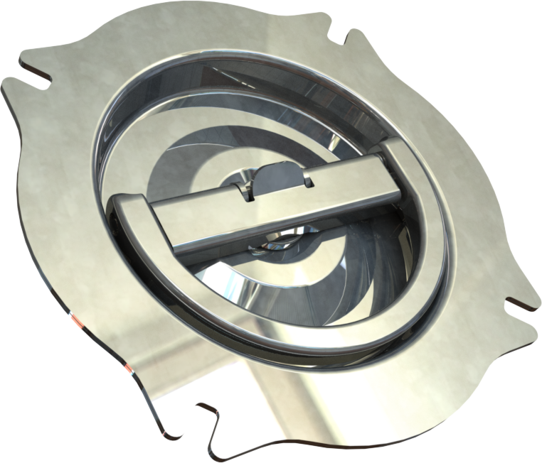 Maltese Cross D-Ring Grab Handle, With or Without Latch, EGP MCL SS NL-39, EGR L-H, EGR L-V