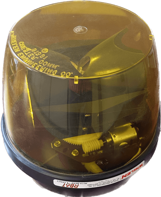 Whelen, RB6TAP, Halogen Rotating Beacon, Amber