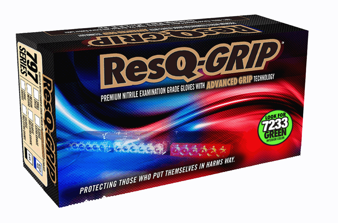 GET-A-GRIP Premium Nitrile Gloves; Box